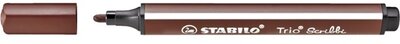Stabilo Trio Scribbi barna filctoll