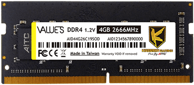 NOTEBOOK DDR4 Kingsman 2666MHz 8GB - KSD48G26C19SOD