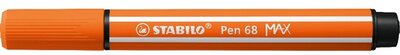 Stabilo Pen 68 MAX vágott hegyű sötét narancs prémium rostirón