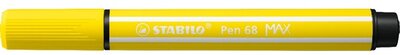 Stabilo Pen 68 MAX vágott hegyű citromsárga prémium rostirón
