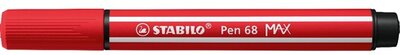 Stabilo Pen 68 MAX vágott hegyű piros prémium rostirón