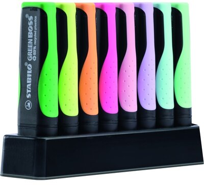 Stabilo GREEN BOSS Pastel 8db-os szövegkiemelő készlet