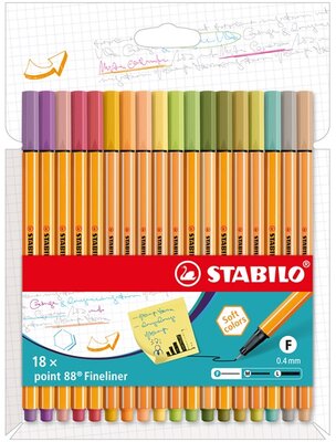 Stabilo point 88 18 db/csomag tűfilc készlet