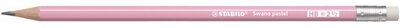 Stabilo Swano HB radíros pink grafitceruza