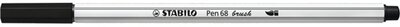Stabilo Pen 68 brush fekete ecsetfilc