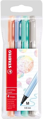 Stabilo PointMAX 4db-os vegyes színű rostirón készlet