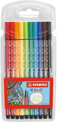 Stabilo Pen 68 10db-os vegyes színű rostirón készlet