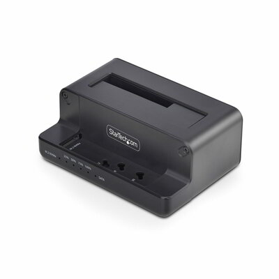 Startech - M.2 NVMe - 2.5/3.5" SATA meghajtó sokszorosító, kétrekeszes, önálló SSD klónozó/meghajtó dokkoló - N2-M2-SSD-DUPLICATOR