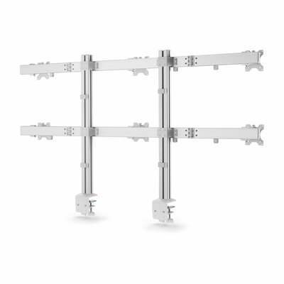 Startech - Hatmonitoros asztali konzol keresztléccel, akár 32 hüvelykes számítógép-képernyőkhöz - 6-MONITOR-ARM-A