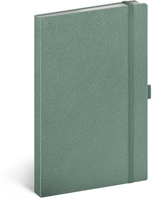 Realsystem Vivella 13 × 21 cm Green vonalas notesz