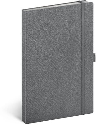 Realsystem Vivella 13 × 21 cm Gray vonalas notesz