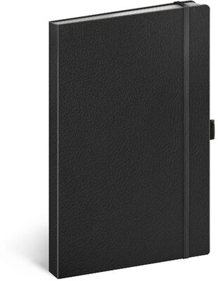 Realsystem Vivella 13 × 21 cm Black pontozott notesz