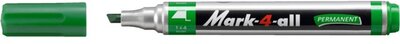 Stabilo Mark-4-all vágott hegyű zöld permanent marker