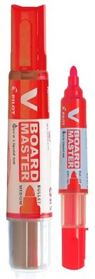Pilot BeGreen V-Board Master 10 db/csomag piros táblamarker