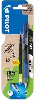 Pilot BeGreen G2 kék zseléstoll + betét
