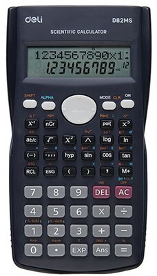 Deli Core D82MS 240 funkciós fekete tudományos számológép