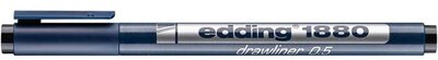 Edding 1880 Drawliner 0.5 Fekete D10