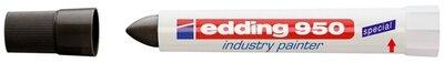 Edding 950 fekete permanent ipari jelölőkréta