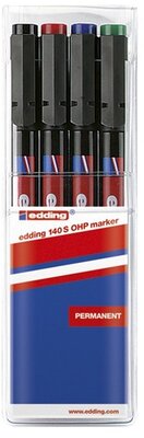 Edding 140 S OHP 4db-os 0,3mm vegyes színű permanent marker