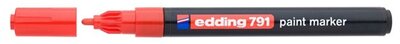 Edding 791 1-2mm piros lakkmarker