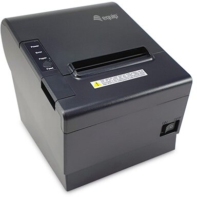 Equip Thermo blokknyomtató - 351002 (80mm, hőpapíros, auto-cutter, USB/pénztárfiók csatlakozó, fekete)
