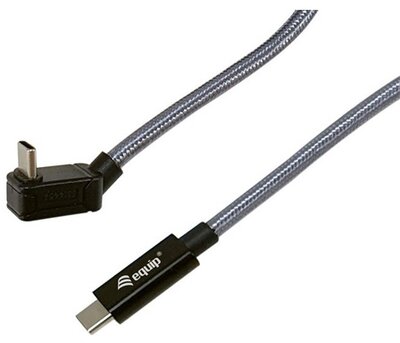 Equip Kábel - 128421 (USB-C 3.2 Gen2x2 to USB-C, apa/apa, fekete, 1m)