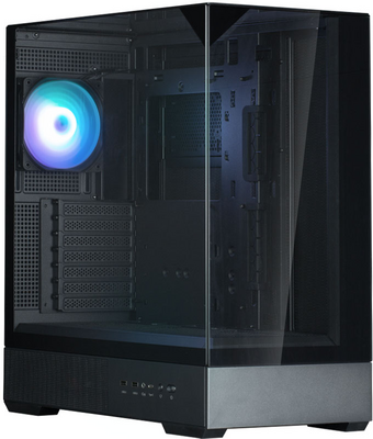 Zalman - P40 Prism BLACK számítógépház - Fekete