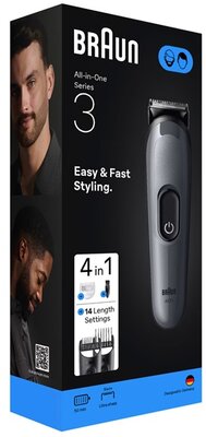 Braun AIO 3500 multifunkciós testszőrzet ápoló