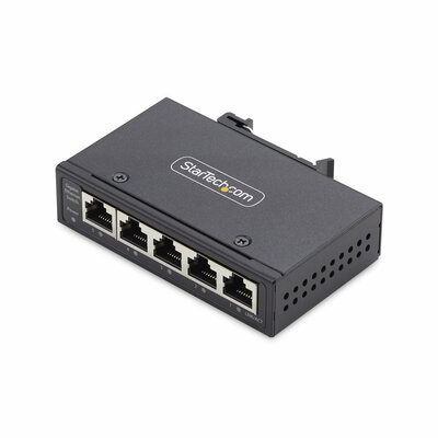 Startech - 5-Port Unmanaged Industrial Network Switch, 100/1000 Ethernet - I51G-ETHERNET-SWITCH