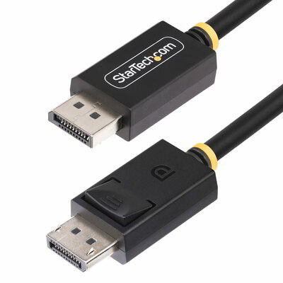 Startech - 3 m-es DisplayPort 2.1 kábel, VESA-tanúsítvánnyal rendelkező DP40 DisplayPort kábel UHBR10/HDR/HDCP 2.2-vel, 8K 60Hz/4K 144Hz - DP21-3M-DP40-CABLE