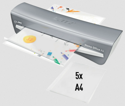LEITZ "iLam Home Office" A4 laminálógép kék (73680089)