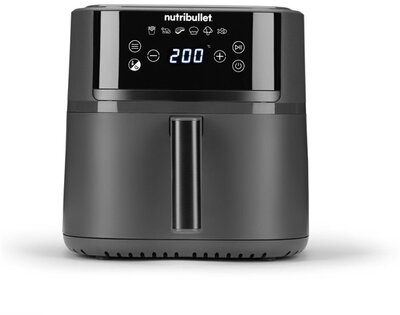 Nutribullet - NBA0611 CrispLite 6L sötétszürke forrólevegős sütő - 0C12500005