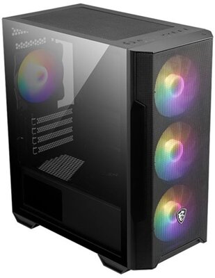 MSI - MAG FORGE M100R számítógépház - Fekete