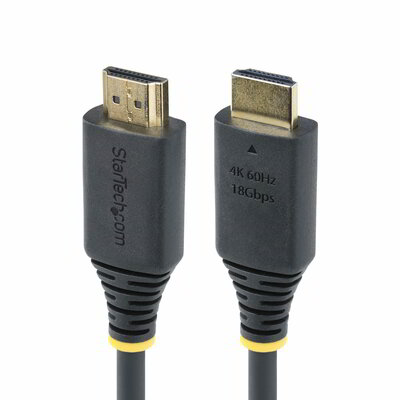Startech - 30 cm-es nagy sebességű HDMI kábel, 4K 60Hz/1440p 144Hz - HDMI2-CABLE-4K60-30C