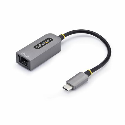 Startech - 2.5GbE USB C Ethernet adapter, USB-C - Lan-RJ45 hálózati adapter, NBASE-T USB 3.1 Type-C 2.5 többsebességes hálózati kártya - C22G-USB-ETHERNET