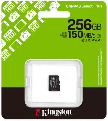KINGSTON - MICROSDXC Canvas Select Plus (GEN 3) 256GB - SDCS3/256GBSP