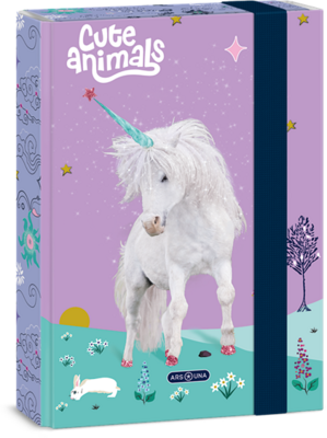 Ars Una Cute Animals Unicorn 25 (5448) A5 füzetbox