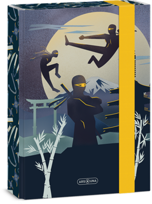 Ars Una Ninjas in the dark 25 (5457) A5 füzetbox