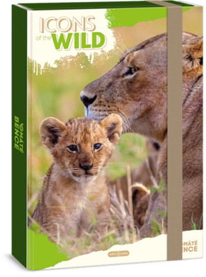 Ars Una Icons of the Wild-Lions 25 (5504) A4 füzetbox