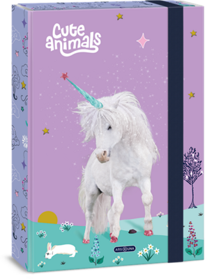 Ars Una Cute Animals Unicorn 25 (5448) A4 füzetbox