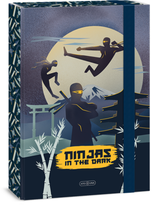 Ars Una Ninjas in the dark 25 (5457) A4 füzetbox