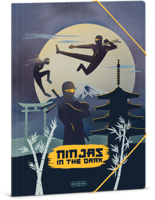 Ars Una Ninjas in the dark 25 (5457) A4 gumis mappa