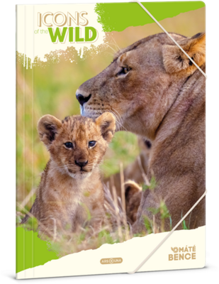 Ars Una Icons of the Wild-Lions 25 (5504) A4 gumis mappa