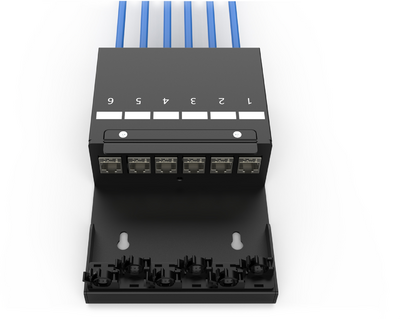 Assmann-DIGITUS konszolidációs pontdoboz, 6 portos Keystone modulok intelligens kábelrendezővel - DN-93708-6