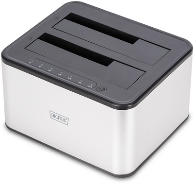 Assmann-DIGITUS USB 3.0 dupla SATA HDD dokkolóállomás 2,5"/3,5"-os - DA-71540-2