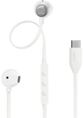 JBL - T 305 C WHT vezetékes USB C mikrofonos fehér fülhallgató - JBLT305CWHT