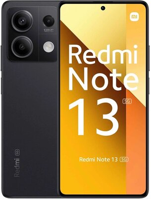 Xiaomi - Redmi Note 13 6,67" 5G 8/256GB DualSIM fekete okostelefon - MZB0FPYEU