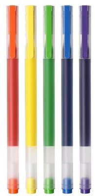 Xiaomi - High-capacity 5-ös csomag 0,5mm narancs,sárga,zöld,kék,lila zselés toll - BHR8860GL