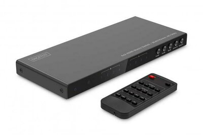 Assmann-DIGITUS 4x2 HDMI mátrix kapcsoló / Többképernyős, 4K/30Hz - DS-55345