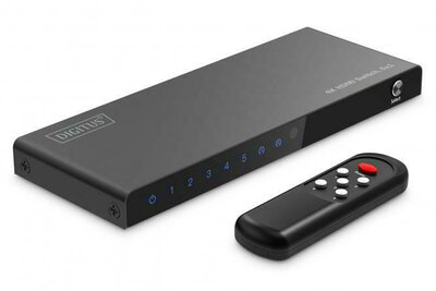 Assmann-DIGITUS 4K HDMI kapcsoló, 5x1 - DS-55332